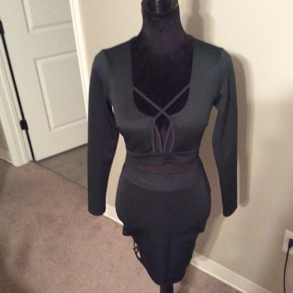 Two piece skirt set